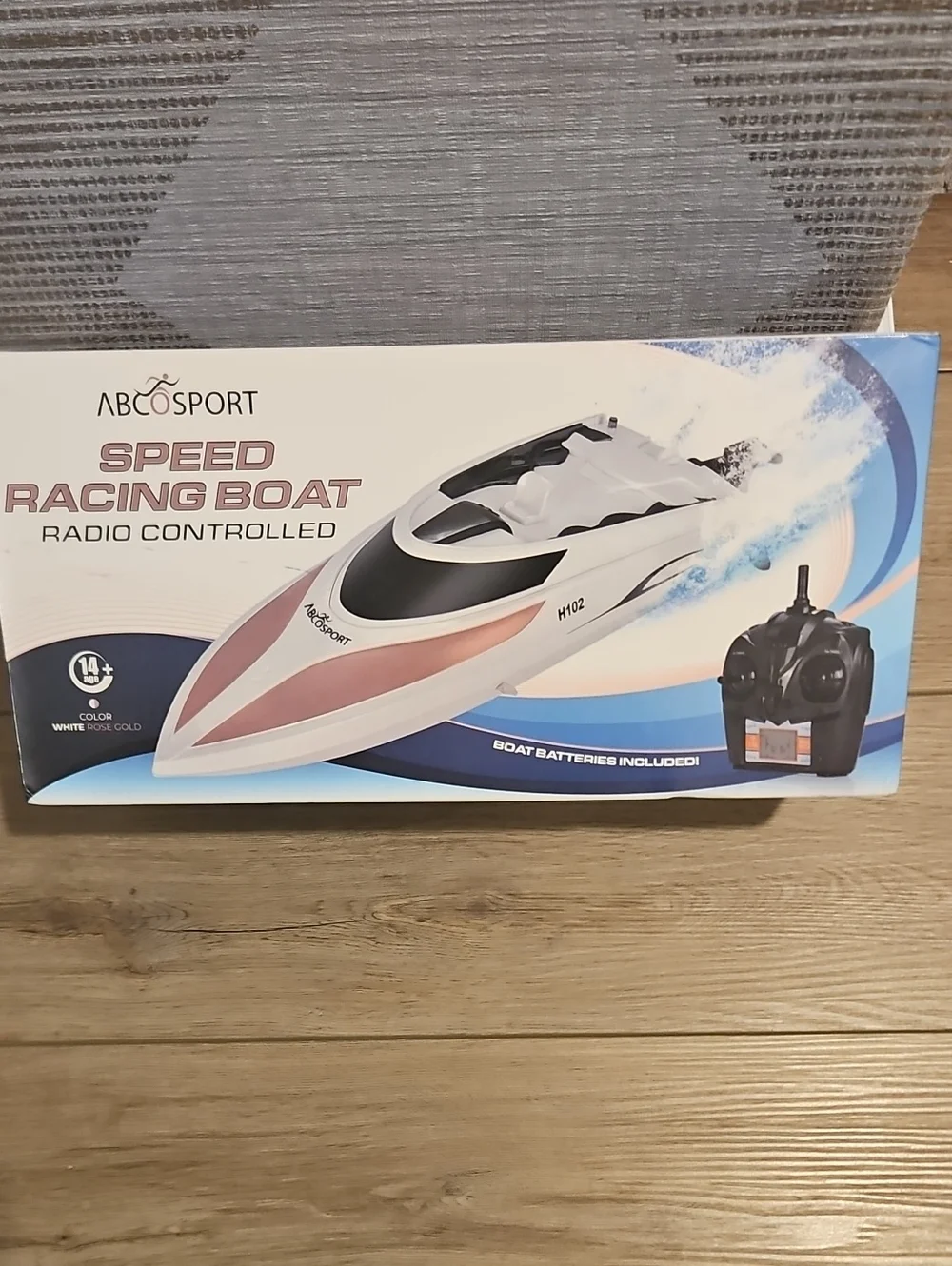 ABCOSPORT Speed Racing Boat - White & Rose Gold